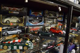 A large quantity of die-cast model cars, majority boxed.