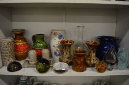 A collection of decorative china and glass.
