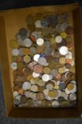A quantity of coins.