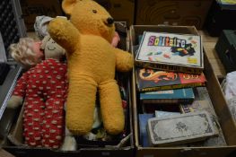 Quantity of toys and games, dolls etc.