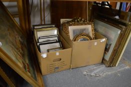 A good large collection of paintings and prints.