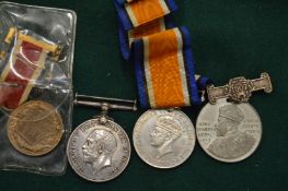 Various medals.