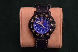 A Luminox divers watch.