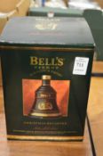 A Wade Bells Scotch whisky decanter Christmas 1992, boxed.