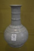 A Chinese crackle glazed bottle vase.