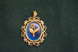 A decorative pendant.