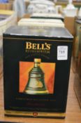 A Wade Bells Scotch whisky decanter Christmas 1995, boxed.