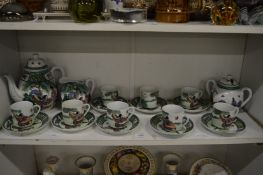 Japanese porcelain tea service.