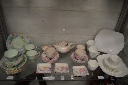Quantity of Shelley and Gray's Pottery tea ware.