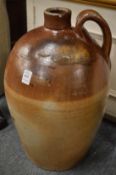 A large salt glazed flagon.