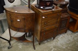 Two 19th century wash stands and a Victorian coal padonium.