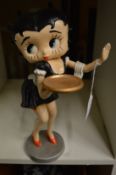 A cast iron Betty Boop waitress model.