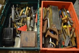 Quantity of wood working and other tools etc.