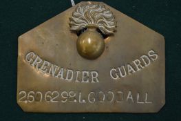 Grenadier Guards duty badge.