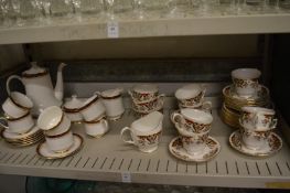 A Paragon china Holyrood coffee service and a Colclough part service.