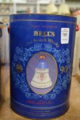 A Wade Bells whisky decanter to commemorate the 90th birthday of H M Queen Elizabeth the Queen