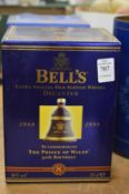A Wade Bells Scotch whisky decanter to commemorate the 50th birthday of The Prince of Wales 1998,