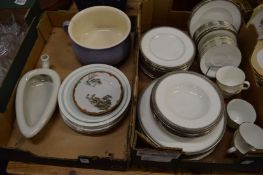 Various part dinner services etc.