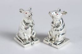 MICE SALT AND PEPPERS.