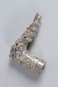 AN ORIENTAL DRAGON CANE HANDLE.