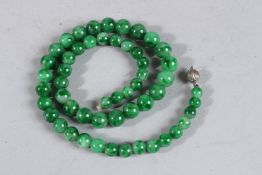 A JADE NECKLET.