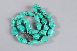 TURQUOISE BEADS.