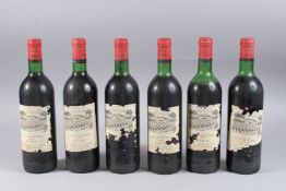 CHATEAU LA CARDONNE 1976, six bottles, levels fair / good.