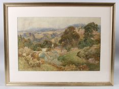 GEORGE HODGSON (1847-1921) View of Ludlow Castle, Shropshire watercolour, signed and dated 1913,
