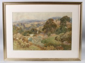 GEORGE HODGSON (1847-1921) View of Ludlow Castle, Shropshire watercolour, signed and dated 1913,