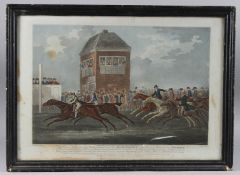 AFTER J N SARTORIOUS (18/19TH CENTURY) The 1799 Newmarket race between 'Hambletonian' and '