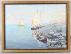 ALEKSEI KRAVCHENKO 'Solovky islands' oil on canvas, signed, 49cm x 68cm