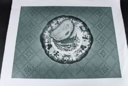 TERENCE MIDDLETON (20TH CENTURY) 'Wingback' sepia toned etching, numbered 2/60 inscribed, signed and