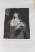AFTER VALAZQEUZ and other 18th century Old Masters, collection of eleven portrait engravings,
