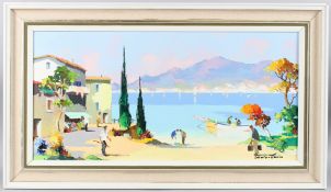 CECIL ROCHFORT D'OYLY-JOHN (1906-1993) ''Along the Spanish Coast in the Costa del Sol, Spain' View