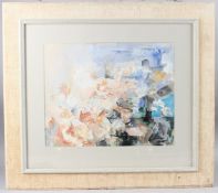 MID TO LATE 20TH CENTURY SCHOOL Abstract composition oil on paper 32.5cm x 40cm