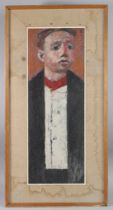 SELWYN JONES (1928-1998) Portrait of a man, possibly a miner, oil on board, signed and dated '68