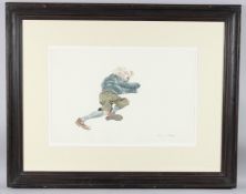 PATRICK PROCKTOR (1936-2003) 'Sleeping Boy' watercolour signed in pencil, 39cm x 59.5cm