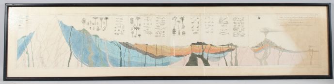 AFTER THOMAS WEBSTER (EARLY 19TH CENTURY) 'Ideal Section of a Portion of the Earth's Crust, intended