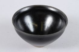 A CHINESE HARE'S-FUR BOWL. 12.5cms diameter.
