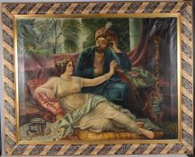 ORIENTALIST SCHOOL. 'SCHEHERESADE'. Scene from the tales of the 1001 Nights, with the Sultan and