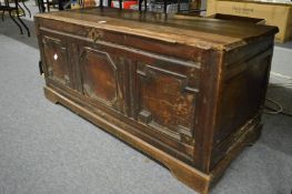 An old teak coffer.