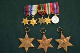 Various WWI and other miniature medals.