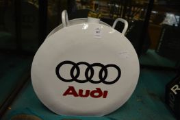 A novelty Audi petrol can.