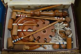 Table croquet, boxed.