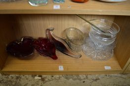 Decorative glassware.