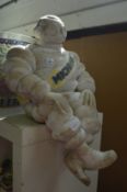 An old Michelin man advertising figure.