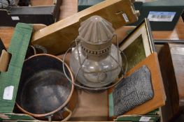 An old penny in the slot toilet door lock and other collectables.