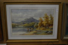 Harold Lawes, Loch Achray, Perthshire, watercolour, signed.