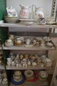 A large quantity of decorative china.