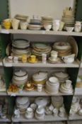A large quantity of decorative china to include part dinner services.